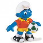 Sneijder de voetbal smurf