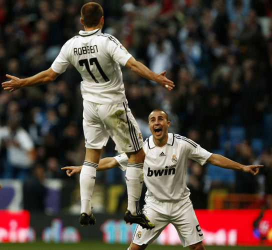 Robben en Cannavaro