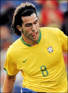 carlos tevez brazilie shirt