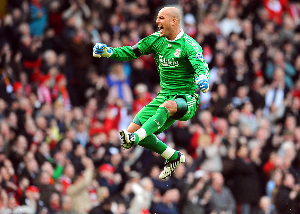 Doelman Reina van Liverpool