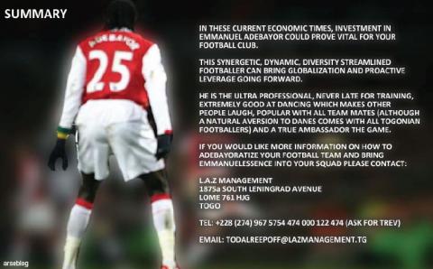 adebayor brochure