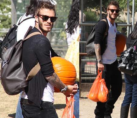 Beckham viert Halloween Beckham viert Halloween