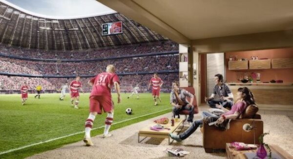 NEC VIP-Box langs het veld