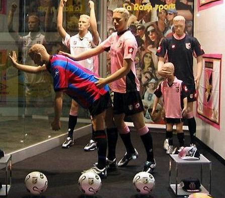 Etalagepoppen voetbal