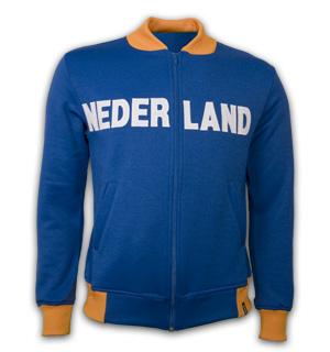 Blauw Copa retro jack van Oanje 1960