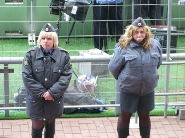 Siberische politieagentes