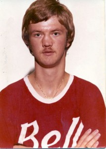 Louis van Gaal met snor