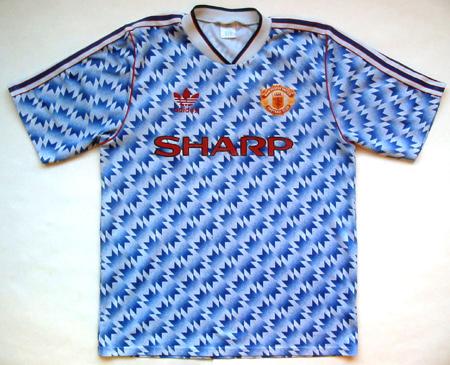 Manchester United uit shirt 1991