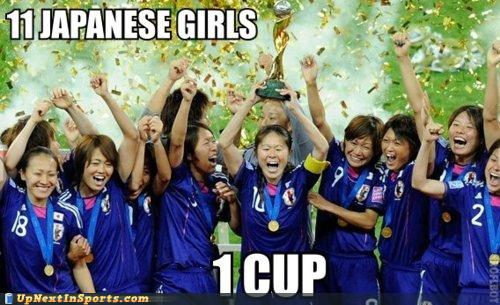 11 girls, one cup