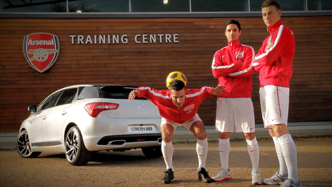 Arsenal Citroen reclame