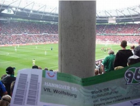 slechte stadionplaatsen slechte stadionplaatsen