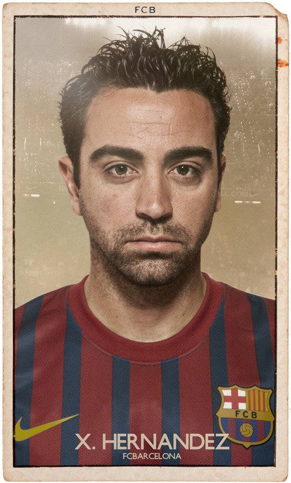 xavi voetbalplaatje