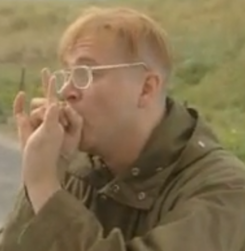 man in de duinen 