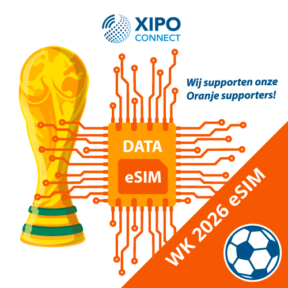 WK esSIM van XIPO CONNECT. De meest betrouwbare en betaalbare eSIM voor tijdens het WK 2026.